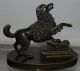 Exquisite Antique French Bronze Dog Sculpture Of A Poodle Nr Metalware photo 1