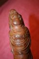 Antique Artistically Carved Wooden Asian Lady Carved Figures photo 3