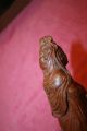 Antique Artistically Carved Wooden Asian Lady Carved Figures photo 4