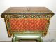 Antique 1800s Wood Pennsylvania Hand Decorated Painted Miniature Blanket Chest Boxes photo 9