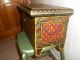 Antique 1800s Wood Pennsylvania Hand Decorated Painted Miniature Blanket Chest Boxes photo 4