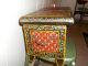 Antique 1800s Wood Pennsylvania Hand Decorated Painted Miniature Blanket Chest Boxes photo 5