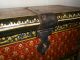 Antique 1800s Wood Pennsylvania Hand Decorated Painted Miniature Blanket Chest Boxes photo 8