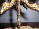 Stamped Brass Candlestick Candelabra 5 Holders Marked ' Israel ' Nice/heavy Metalware photo 3