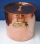Antique Large Heavy French Copper / Brass Pot Diameter 12 Thickness 3,  6 Mm Metalware photo 6