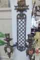 A Pair Of Rococo Style Swedish Appliques/sconces,  Early 1900s.  Not Electrified. Lamps photo 1