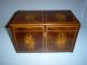 1820 All,  Tea Caddy With Inlay,  Antique Box. Boxes photo 1