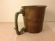 Very Old Copper Mug With Brass Handle (antique) Metalware photo 1