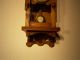 Antique German - Junghans - Mini - Wall Clock At.  1900 - 1920 Clocks photo 2