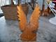 Carved Wood Eagle 1970 Bergman Passion Oberammercruer Schnitzerei Old Carved Figures photo 2
