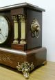 Seth Thomas Red Adamantine Mantle Clock Clocks photo 5