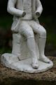 & Rare 18th C.  Staffordshire Of The Seated Male In Tricorn Hat C1780 Figurines photo 2