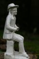 & Rare 18th C.  Staffordshire Of The Seated Male In Tricorn Hat C1780 Figurines photo 7