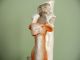 19thc Staffordshire Hound Pursuing Stag Spill Figure Figurines photo 4