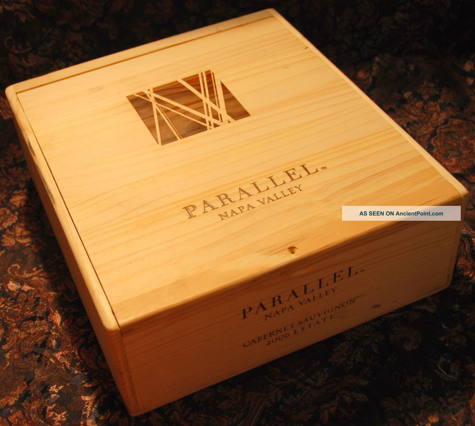 2006 Parallel Cabernet Sauvignon Napa Valley Wood Wine Box Case Boxes 