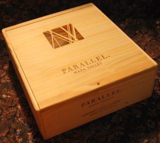 2006 Parallel Cabernet Sauvignon Napa Valley Wood Wine Box Case photo