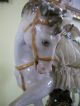 Dresden Large Lace Figurine Group Of A Horse Lady And Gent Victorian Germany Figurines photo 1