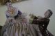 Dresden Large Lace Figurine Group Of A Horse Lady And Gent Victorian Germany Figurines photo 2
