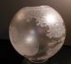 Fine Antique 19th C Etched Ball Shade For Gone W/ Wind,  Banquet,  Piano Oil Lamp Lamps photo 1