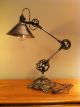 Vintage Industrial Desk Lamp - Machine Age Task Light - Cast Iron - Steampunk photo