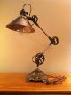 Vintage Industrial Desk Lamp - Machine Age Task Light - Cast Iron - Steampunk Lamps photo 1