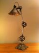 Vintage Industrial Desk Lamp - Machine Age Task Light - Cast Iron - Steampunk Lamps photo 8