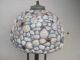 Antique Arts And Crafts Leaded Seashell And Glass Lamp Shade Lamps photo 5