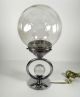 Art Deco/bauhaus Era 1920s - 30s French Chrome And Glass Table Lamp - Excellent Lamps photo 3
