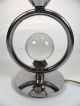 Art Deco/bauhaus Era 1920s - 30s French Chrome And Glass Table Lamp - Excellent Lamps photo 5