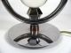Art Deco/bauhaus Era 1920s - 30s French Chrome And Glass Table Lamp - Excellent Lamps photo 6