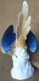 Blue Macaw Parrot Porcelain Figurine Uniter Weiss Bach Germany Bird Rare Large C Figurines photo 5
