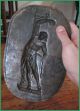 Antique 1832 P.  J David,  Religious Embossed Copper,  Cable Tied Christ,  Rare Metalware photo 4