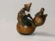 China Folk Jigong Buddha With A Child On Gourd Bronze Statue,  Deco.  Lovely Metalware photo 1