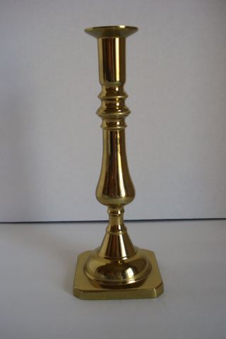 Vintage Harvin 3001 Polished Brass Candlestick photo