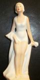 Rare Marked Germany Bathing Beauty Figurine Half Doll Related 3.  5 Inches Figurines photo 3