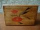 Vintage Hand Painted Wood Puzzle Box Japan Boxes photo 1