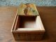 Vintage Hand Painted Wood Puzzle Box Japan Boxes photo 3