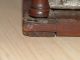 Antique Wood & Pierced Heart Tin Foot Warmer W/coal Drawer Bail Handle Primitives photo 9