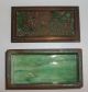 Tiffany Studios 801 Grapeleaf/ Grapevine Bronze & Slag Glass Desk Box With Lid Metalware photo 5