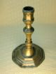 Rare Pewter 1700 French Candlestick Metalware photo 3