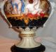 Pair French Continental Porcelain Vases Urns Old Paris Winged Mounts & Cherubs Vases photo 3