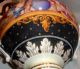 Pair French Continental Porcelain Vases Urns Old Paris Winged Mounts & Cherubs Vases photo 7