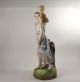 Vintage Bisque Figural Group Biscuit Porcelain Man Woman & Child Figurine Figure Figurines photo 9