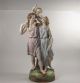 Vintage Bisque Figural Group Biscuit Porcelain Man Woman & Child Figurine Figure Figurines photo 1