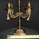Heavy Brass Candelabra From England,  Four Arms - Vintage Antique Metalware photo 1