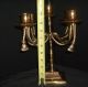 Heavy Brass Candelabra From England,  Four Arms - Vintage Antique Metalware photo 2