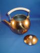 Walter Von Nessen 1930s Art Deco Moderne Chase Copper Electric Kettle Teapot Pot Metalware photo 8