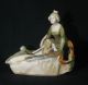 19th C Royal Dux Art Nouveau Amphora Lady Princess And Frog Prince Other photo 1