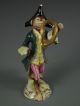 Antique Volkstedt German Porcelain Monkey Band French Horn Dresden Figurine Figurines photo 1