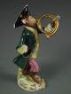 Antique Volkstedt German Porcelain Monkey Band French Horn Dresden Figurine Figurines photo 5